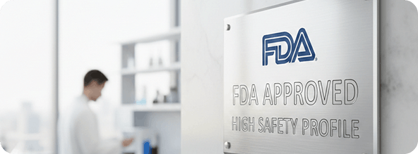 FDA 승인 완료, 높은 안전성