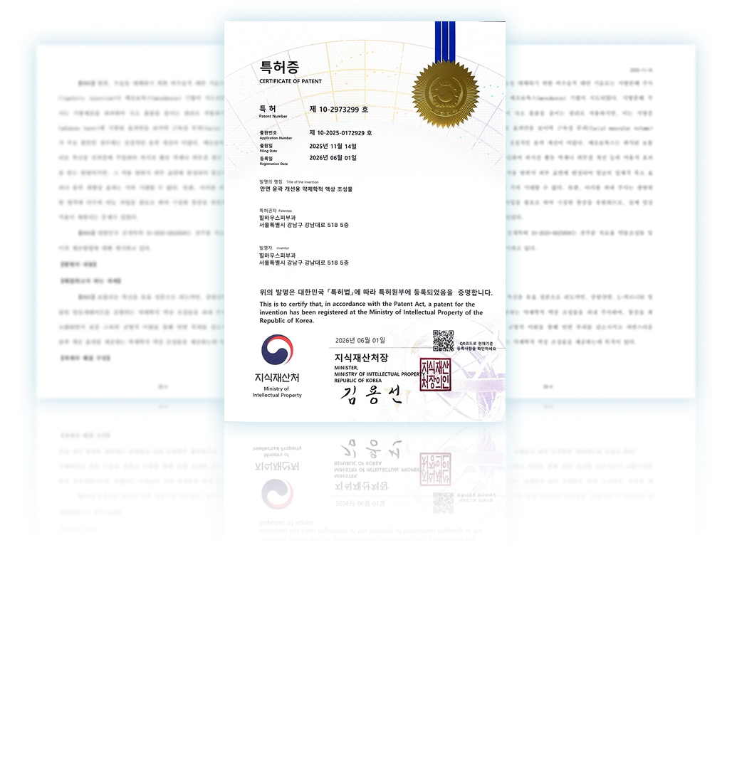 특허 상장 및 특허증
